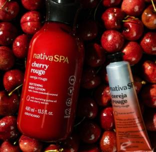 Crème Satinée Hydratante Nativa Spa Cherry Rouge – 400 ml